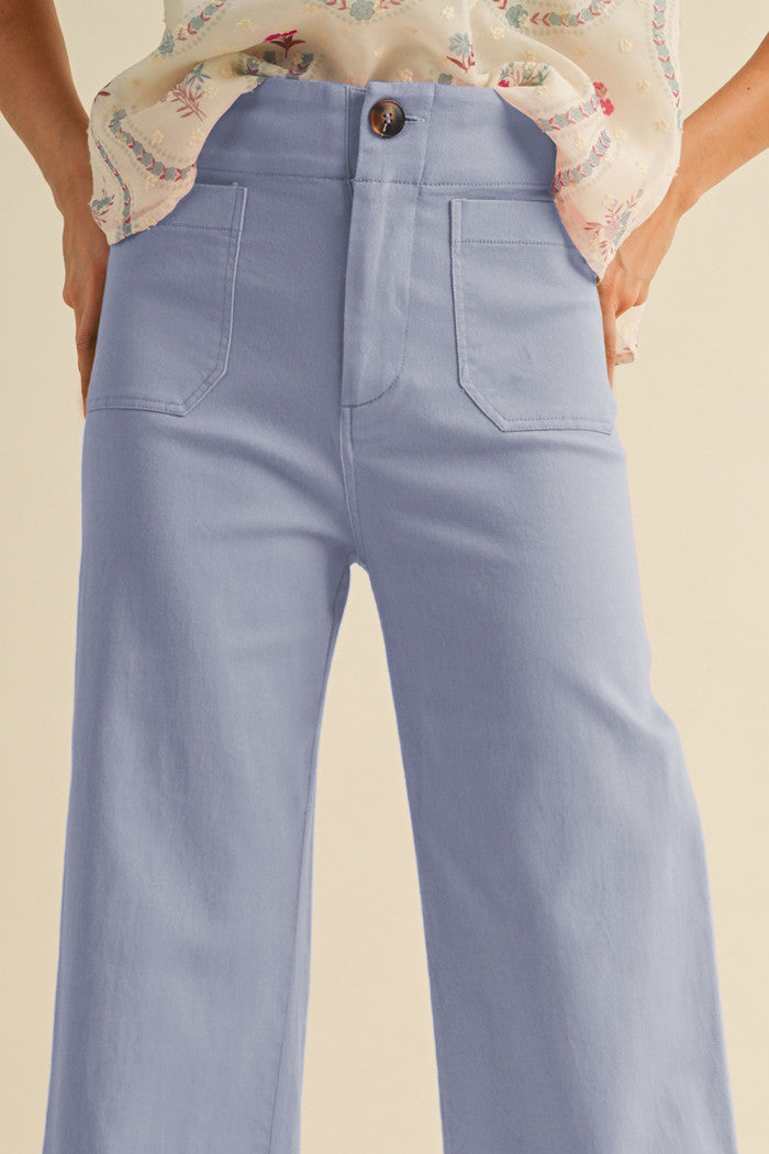 &Merci Patch Pocket Cropped Pants
