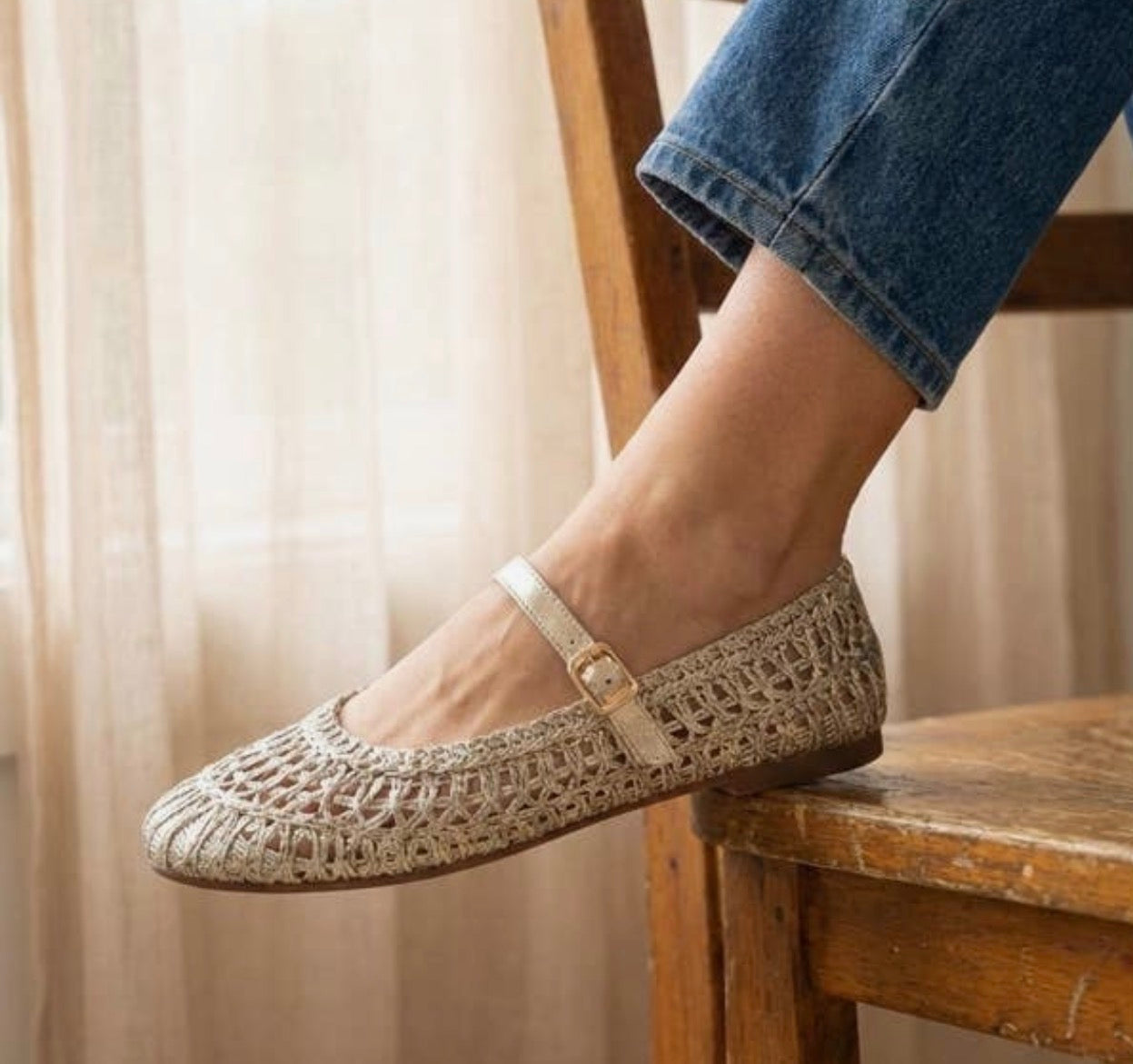 Ccocci Susan Champagne Flat