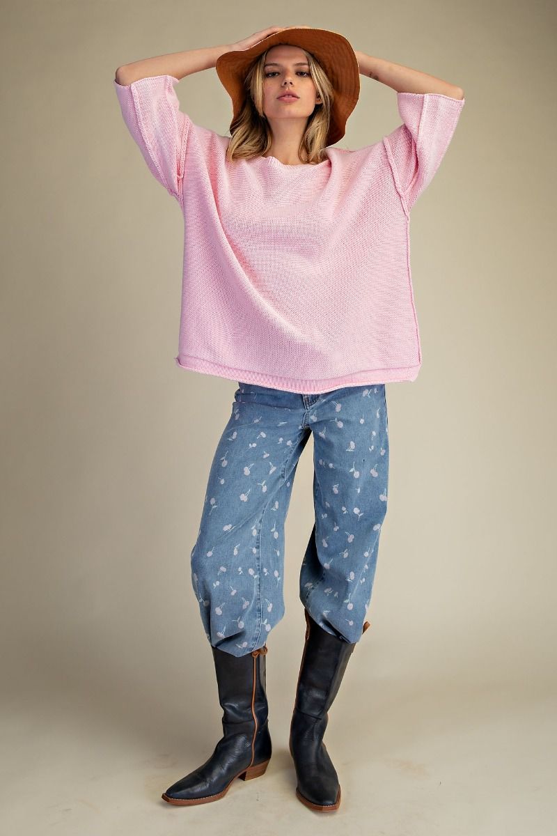 The Romano Mineral Washed Sweater