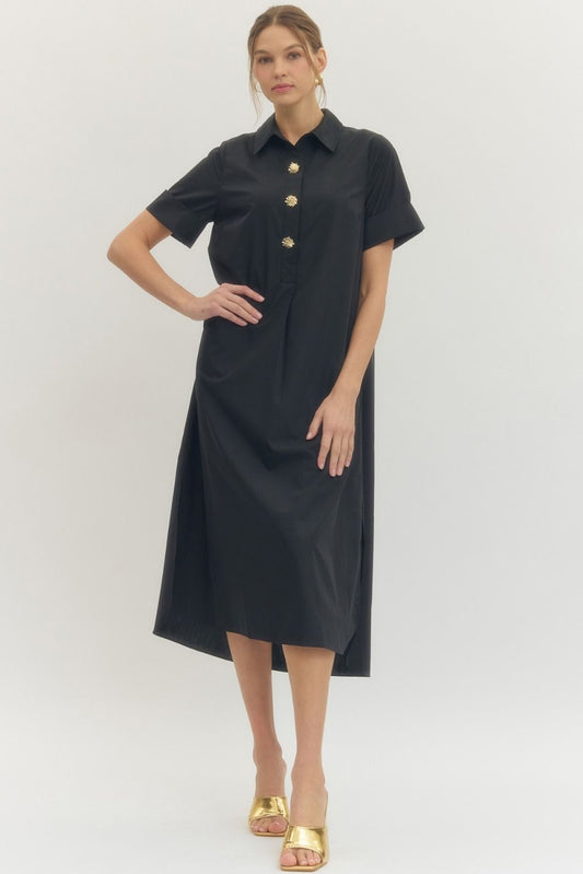 The Ansley Black Dress