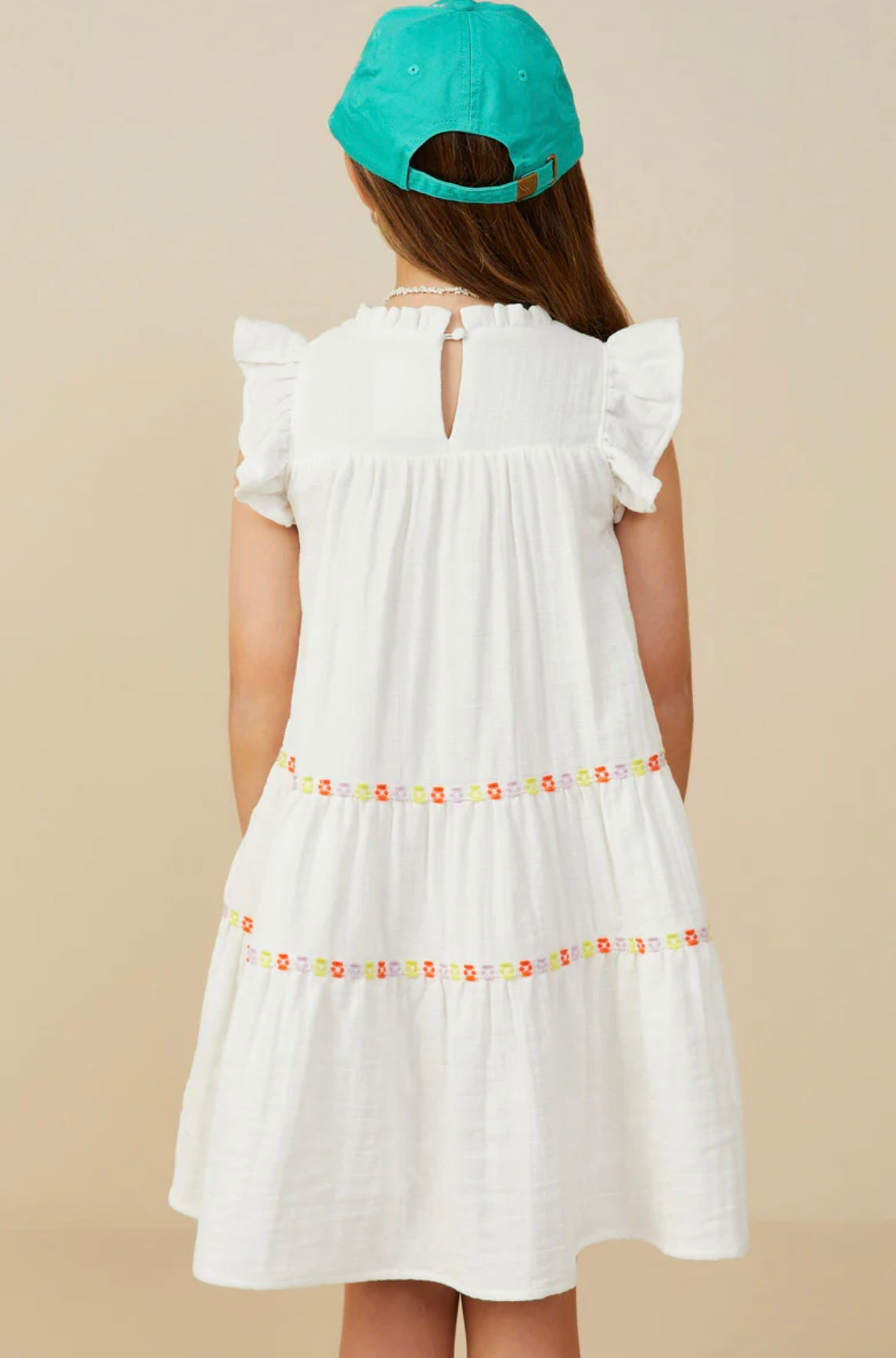 Hayden Girls Off White Dress