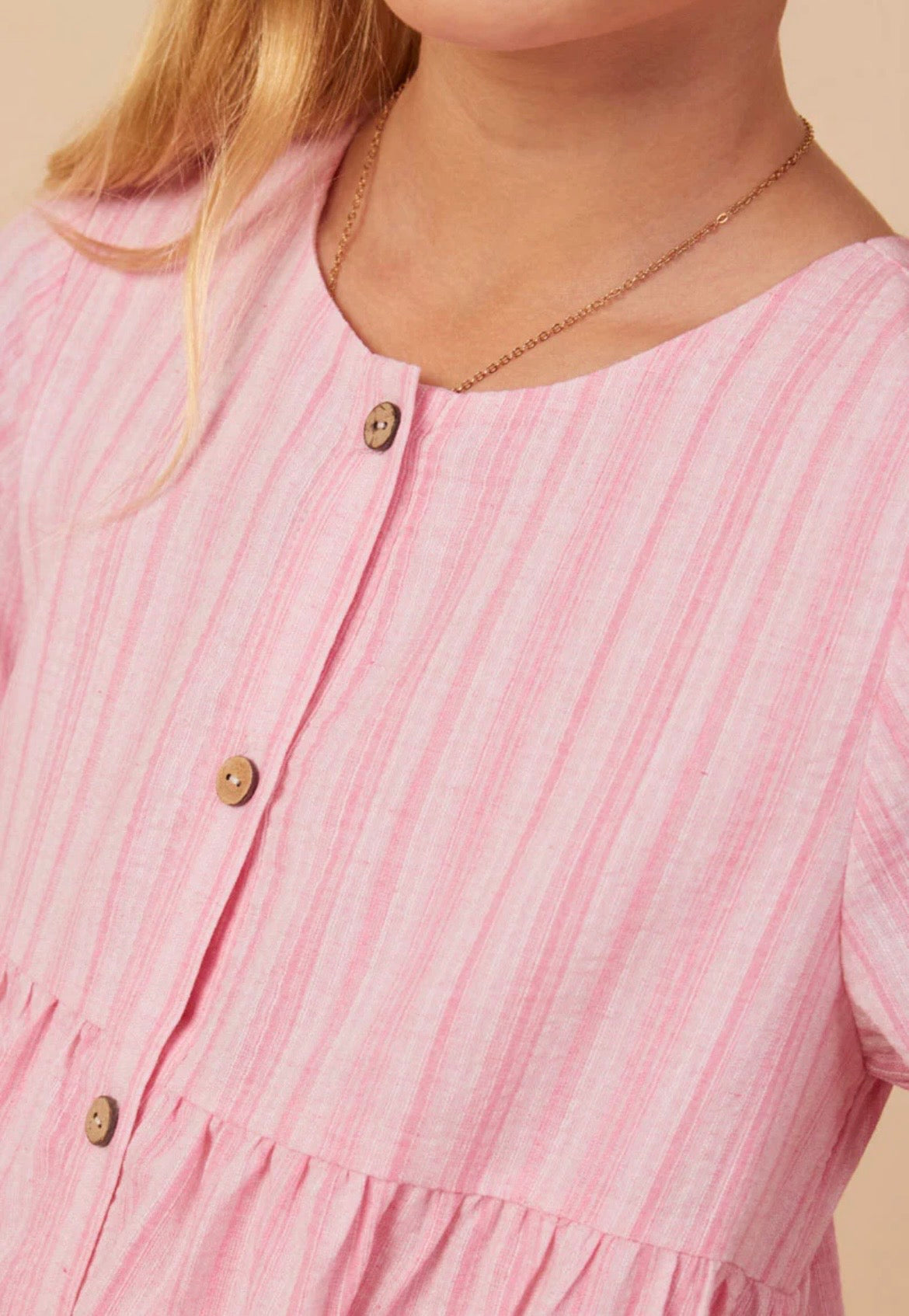 Hayden Pink Striped Dress