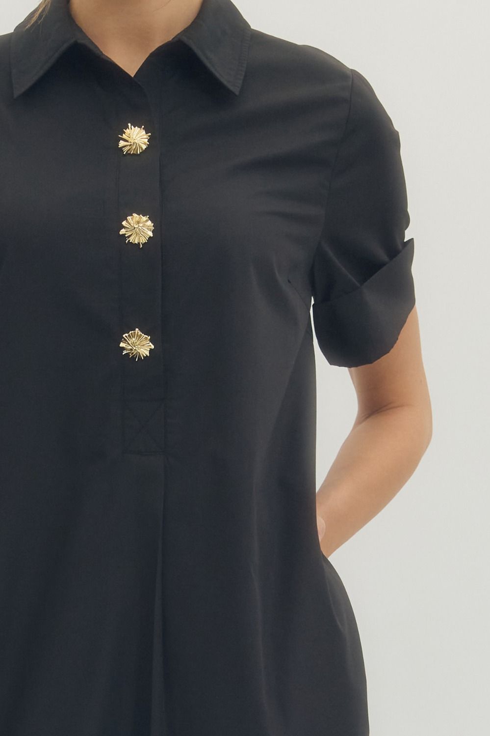 The Ansley Black Dress