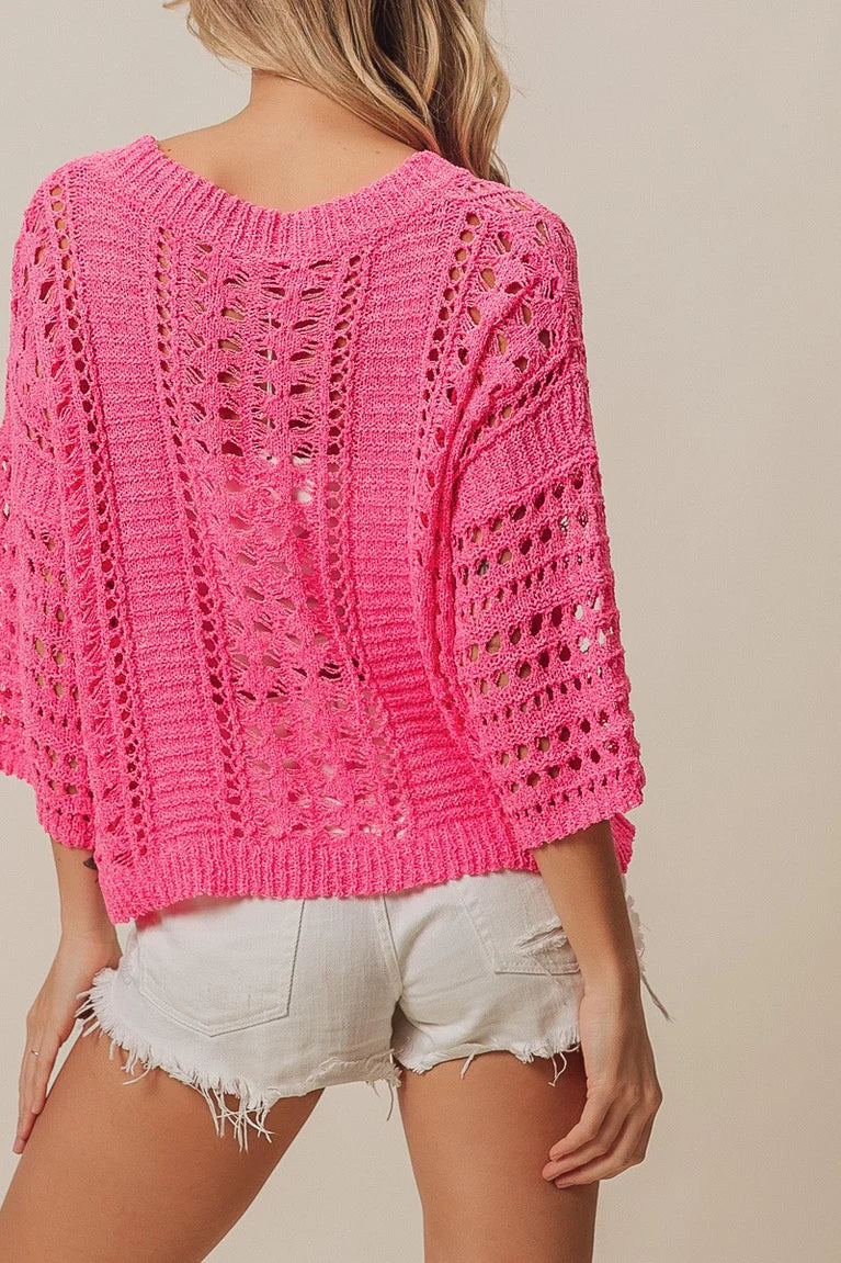 Kenley Open Knit Sweater