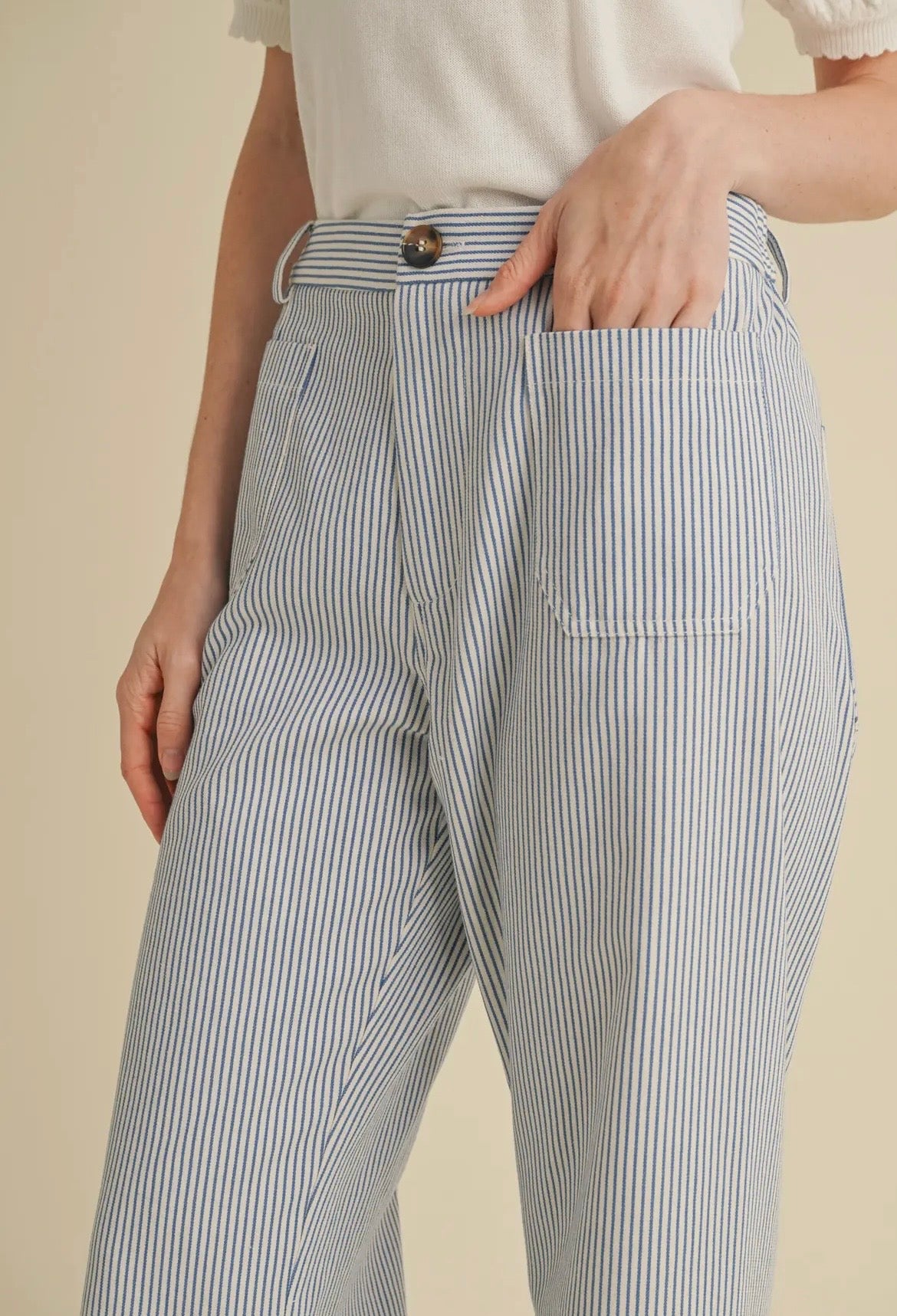 &Merci Striped Pants