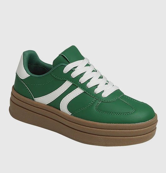 LaSheelah Green Sneakers