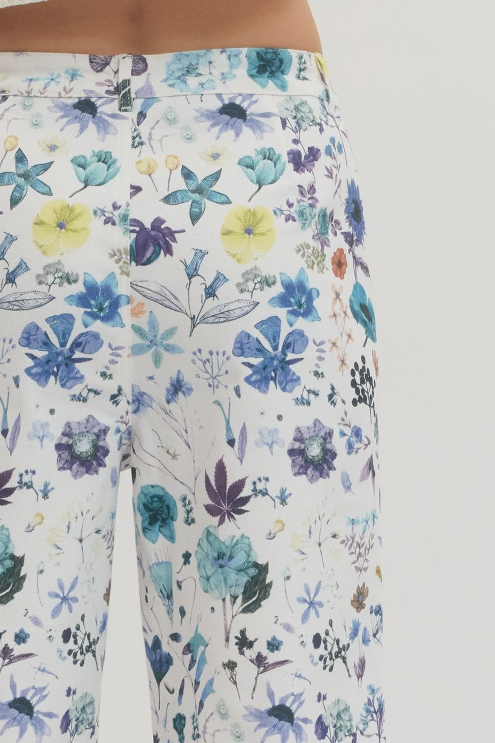 Entro Blue Mix Floral Pants