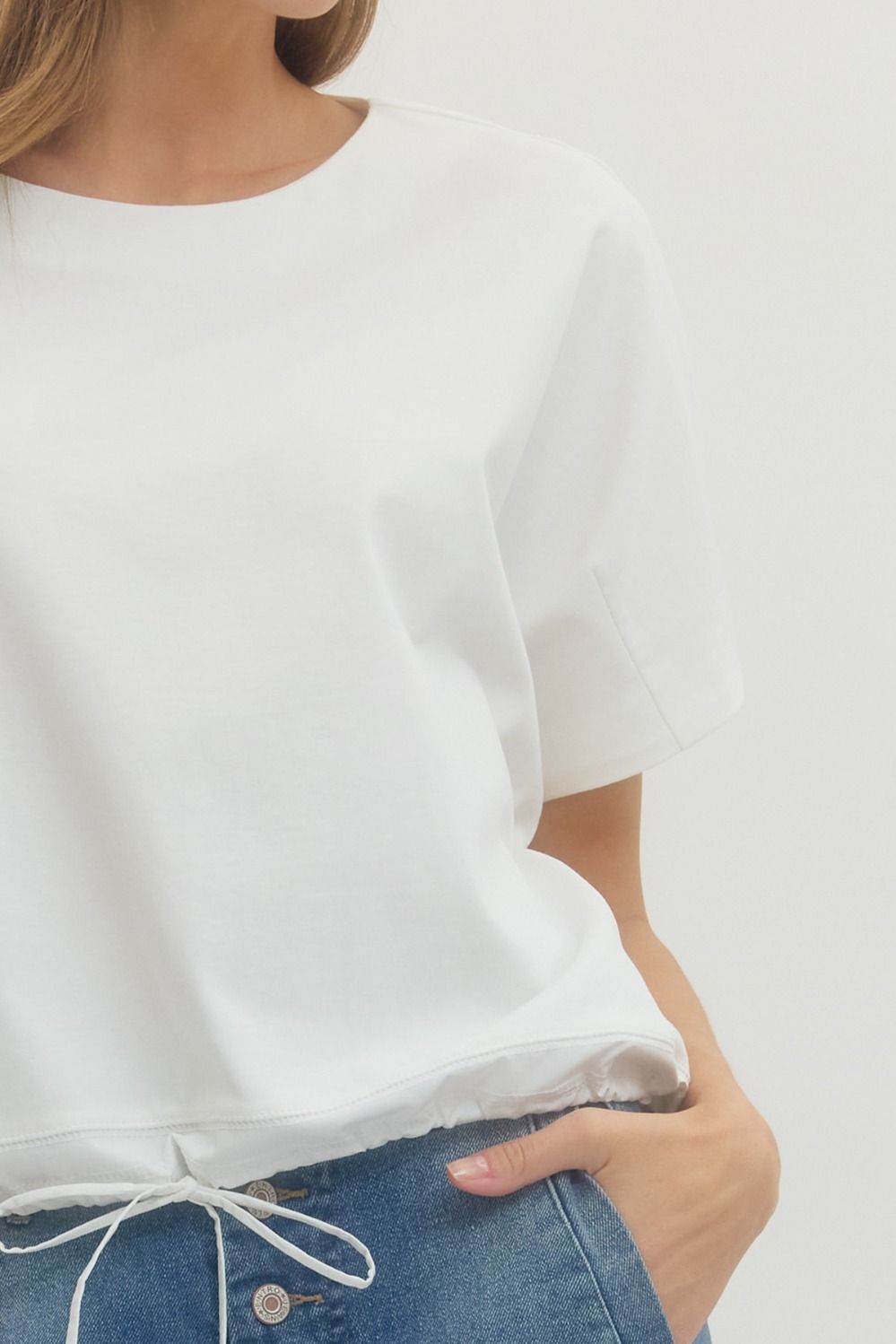 The Baker Off White Top