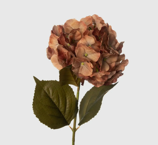 Oversized Gold Honey Real Touch Hydrangea 29” Stem