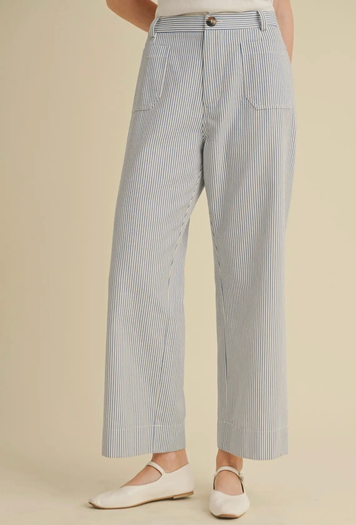 &Merci Striped Pants