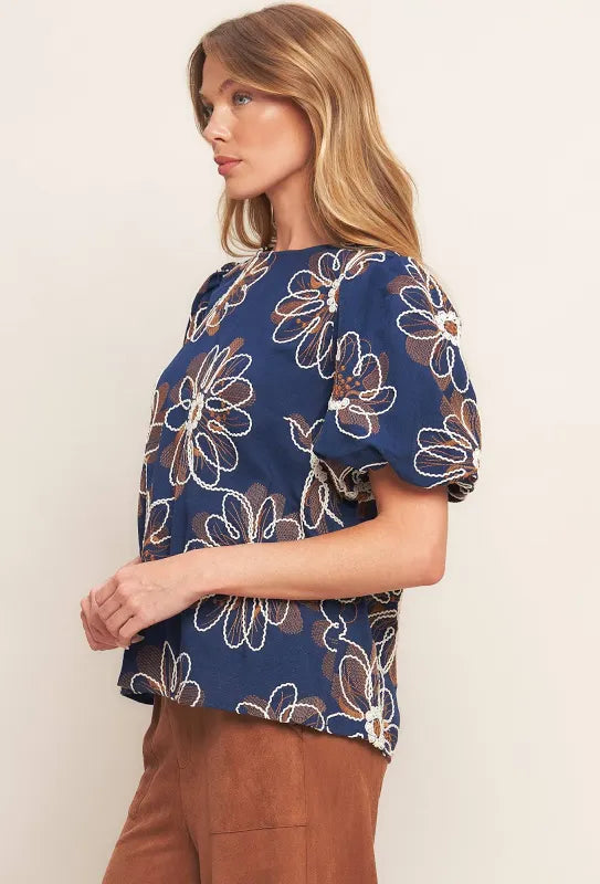 The Emery Embroidered Top
