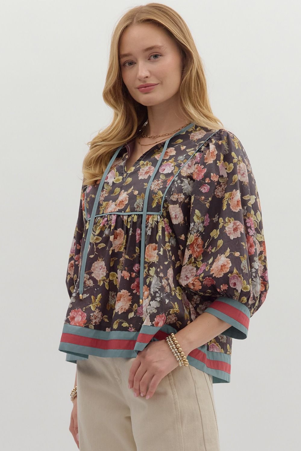 The Murphy Chocolate Top (Plus Size Also Available)