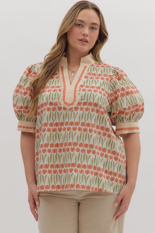 The Davidson Plus Size Top