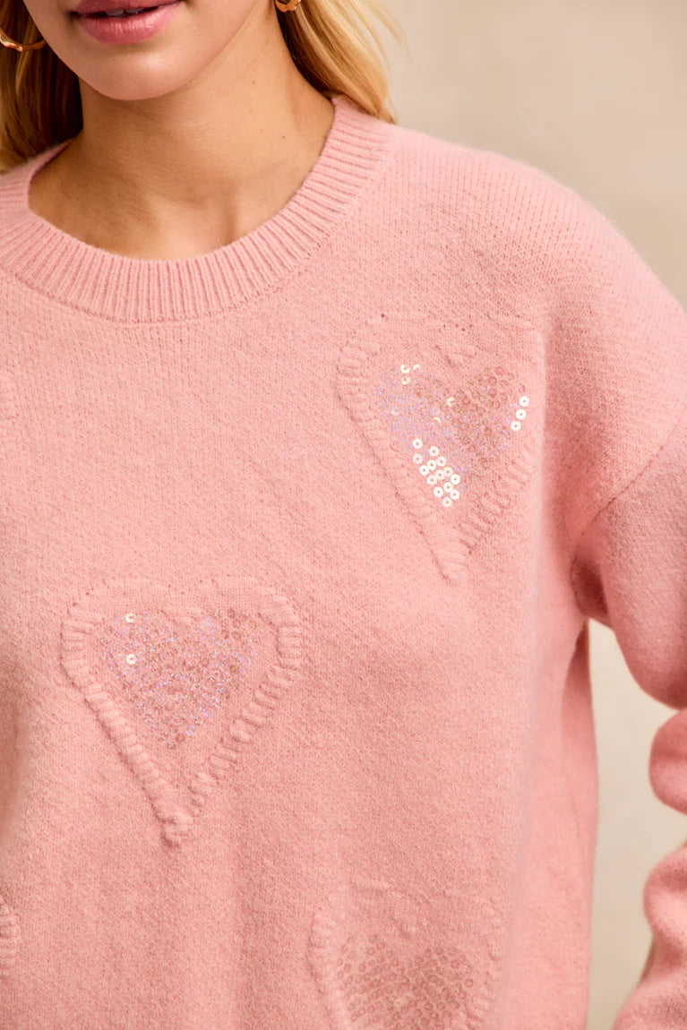 Valentine’s Day Pink Sweater
