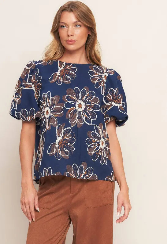 The Emery Embroidered Top