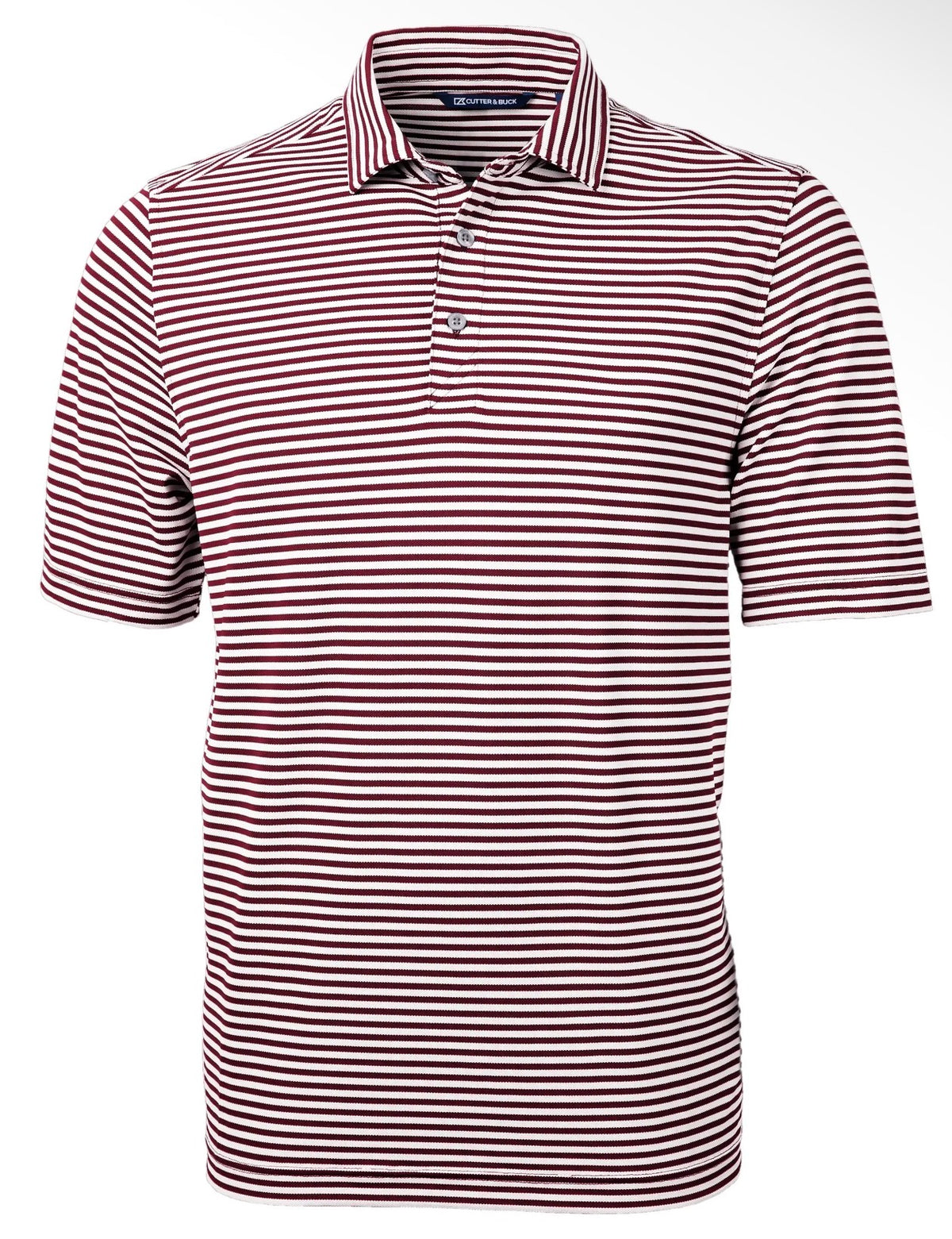 Cutter & Buck Virtue Eco Pique Striped Men’s Polo