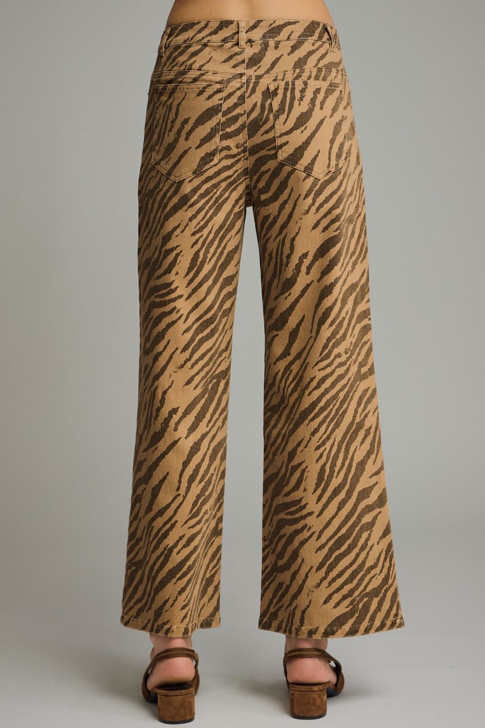 Entro Brown Zebra Print Pants