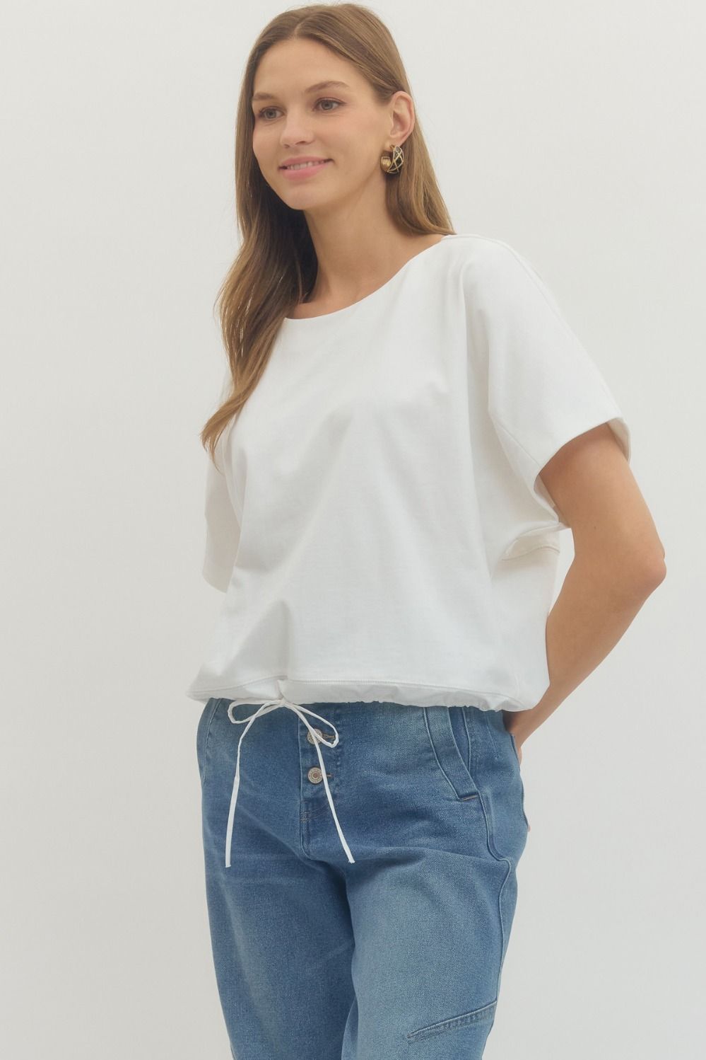 The Baker Off White Top
