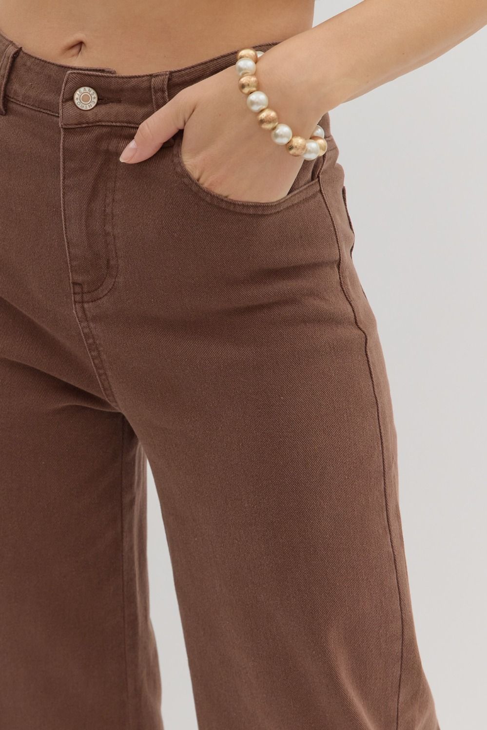 Entro Mid Rise Ankle Length Cuffed Pants