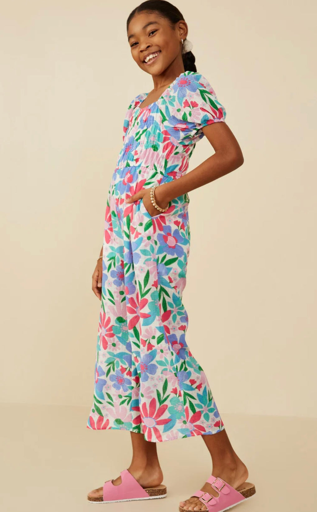 Melanie Floral Jumpsuit