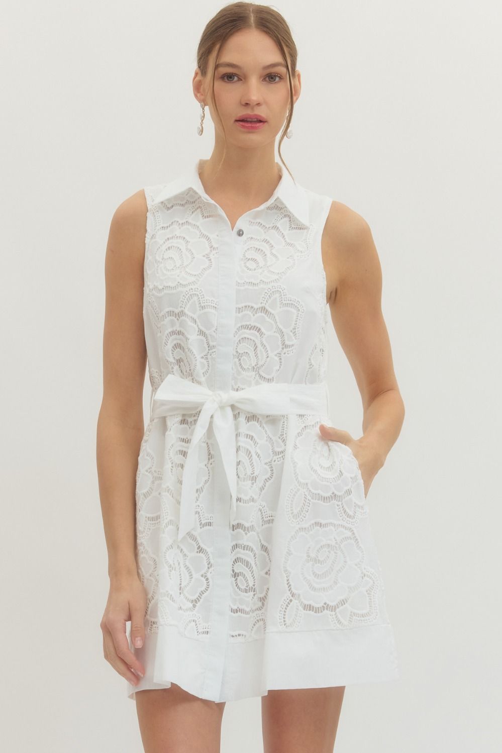 The Harrison Floral Lace Dress