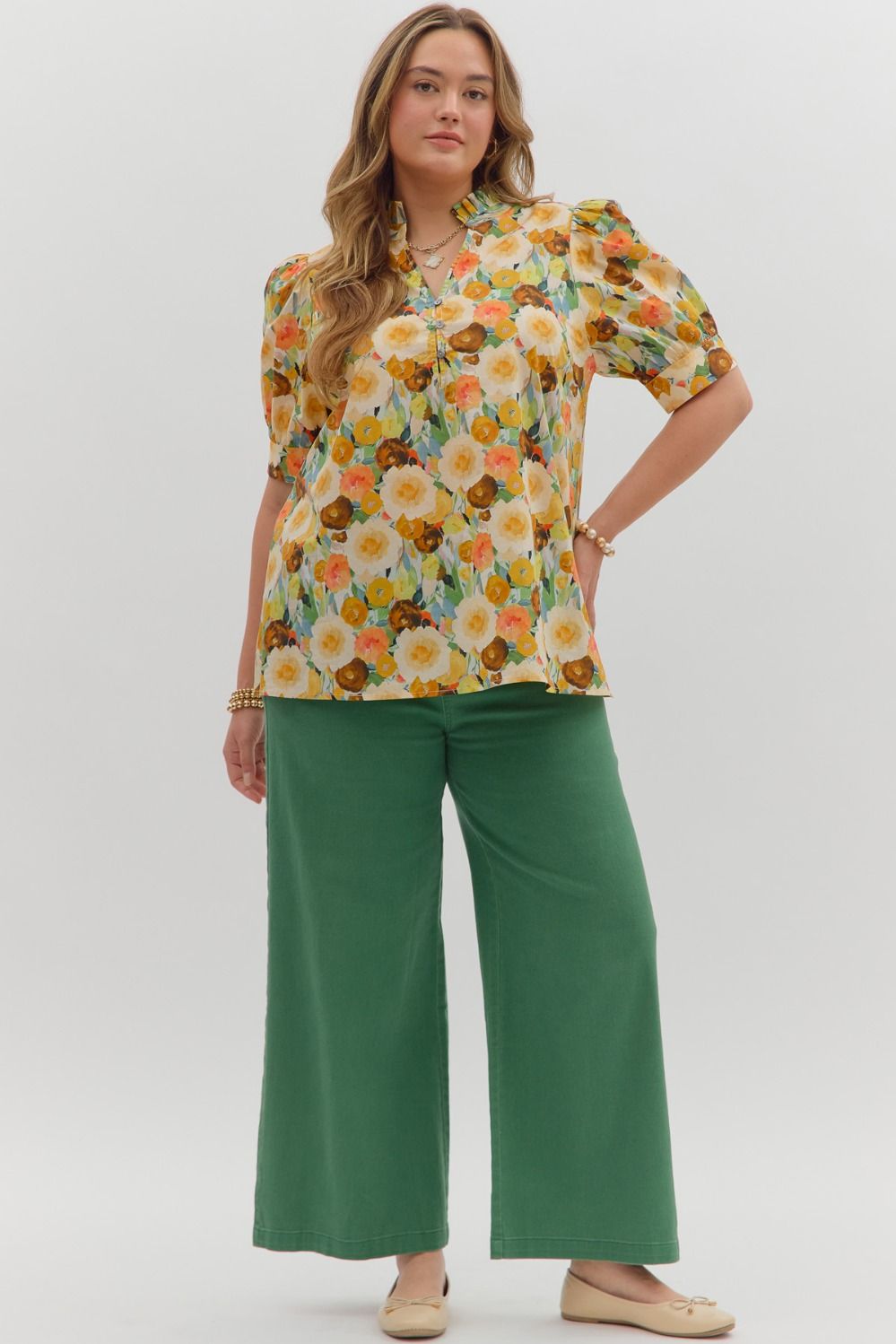 The Samson Floral Plus Size Top
