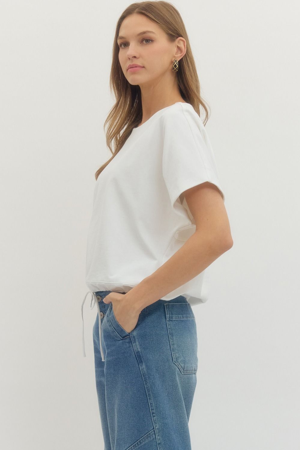 The Baker Off White Top