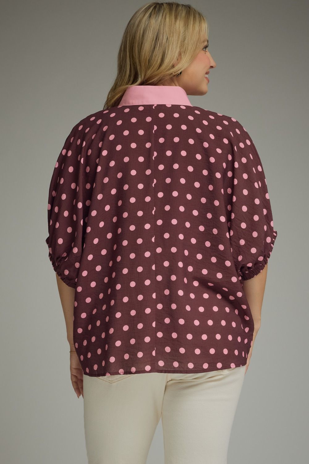 The Darius Wine Plus Size Top