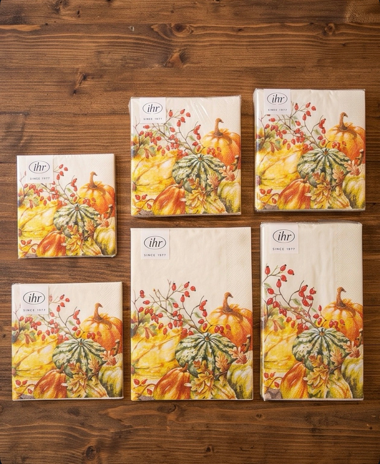 IHR Calabaza Cream Coordinating Paper Products