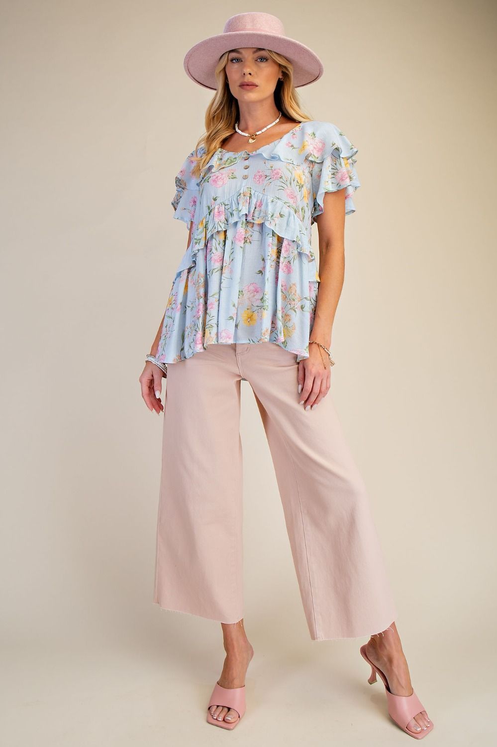 Easel Enzyme Washed Stretch Twill Pants