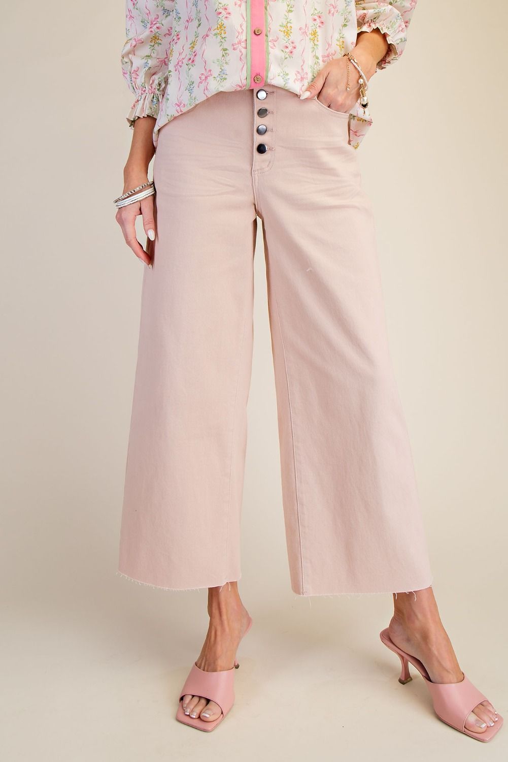 Easel Enzyme Washed Stretch Twill Pants