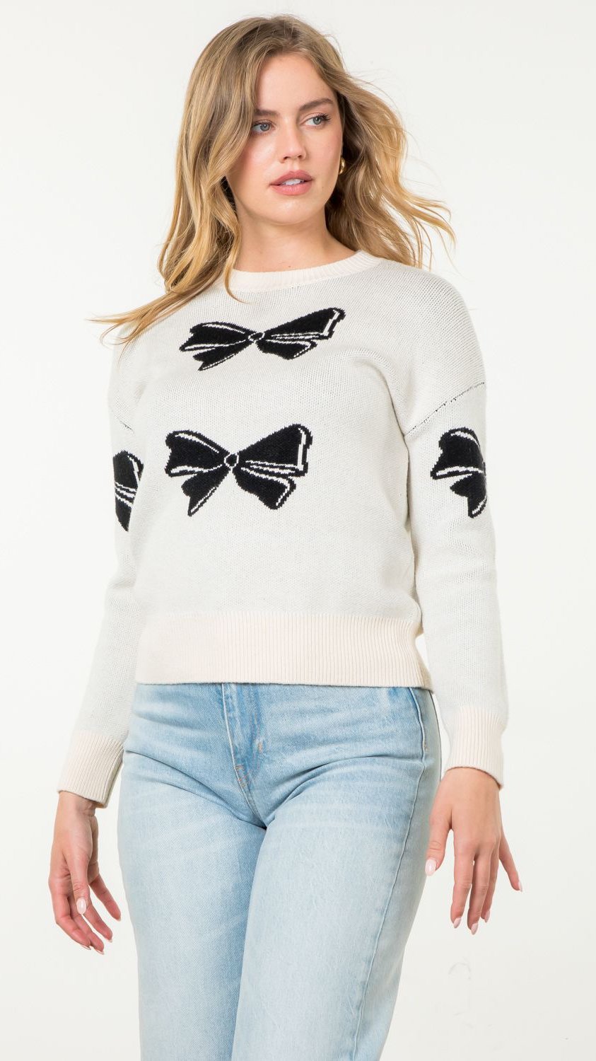 Kathy Lee Bow Sweater