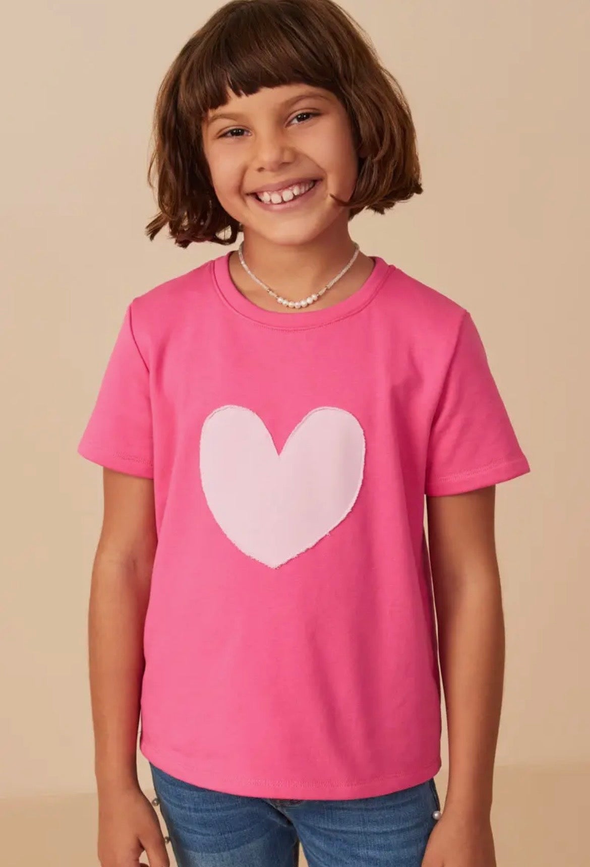 Hayden Girls Heart Patch Top