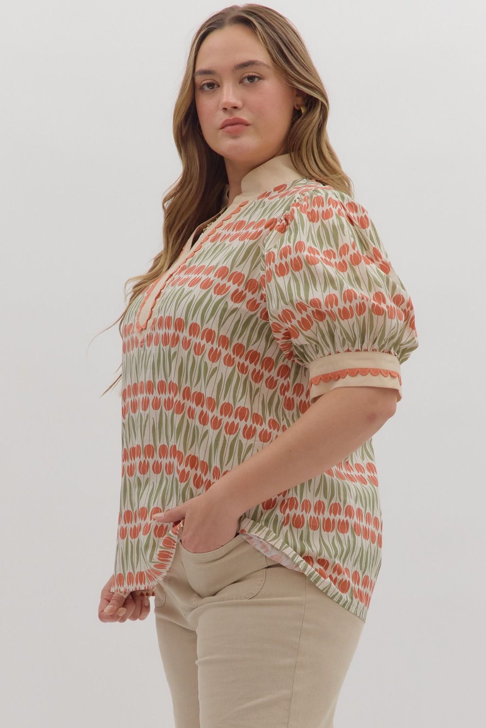 The Davidson Plus Size Top