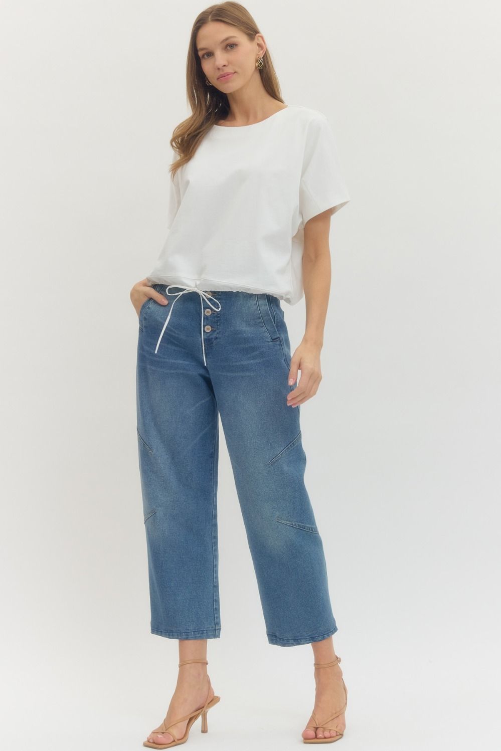 The Baker Off White Top