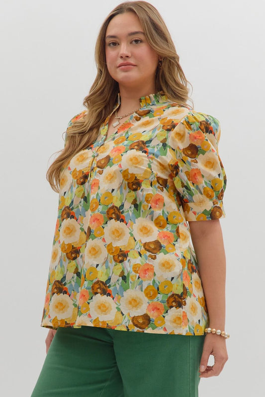 The Samson Floral Plus Size Top