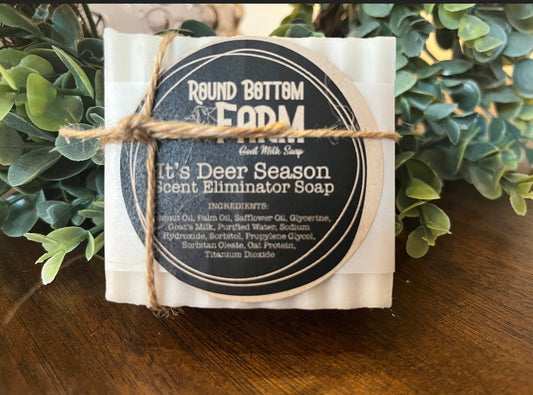 It’s Deer Season Scent Eliminator Goat Milk Soap