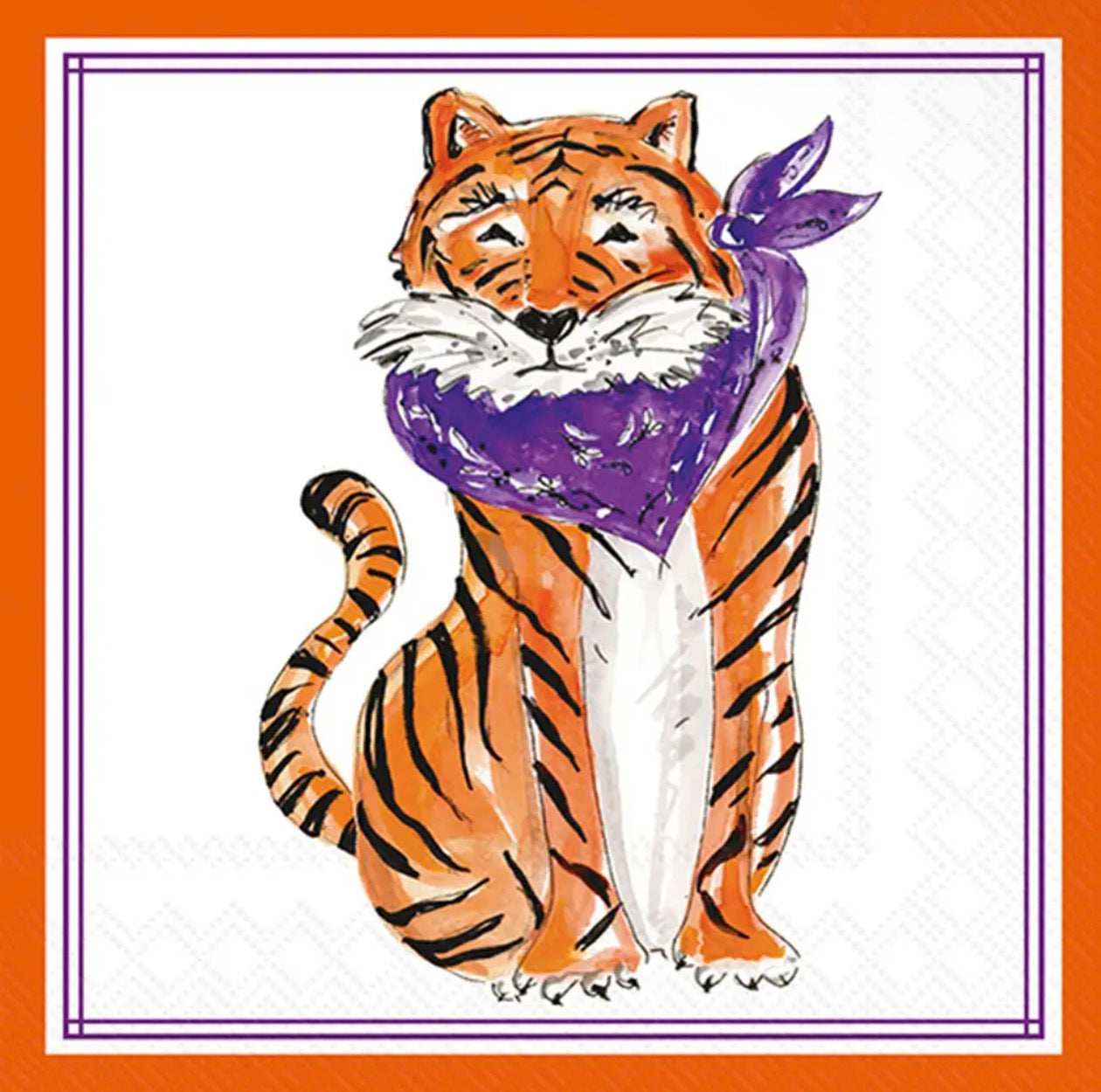 Clemson Paper Cocktail Napkins 20ct.
