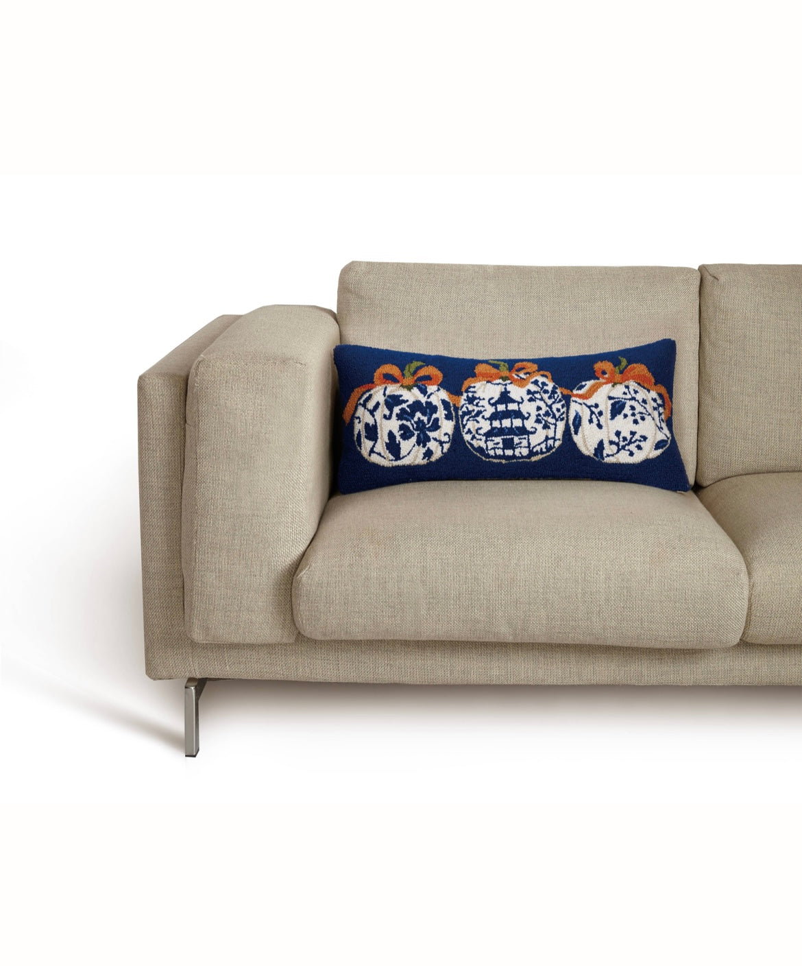 Chinoiserie Pumpkin Hook Pillow