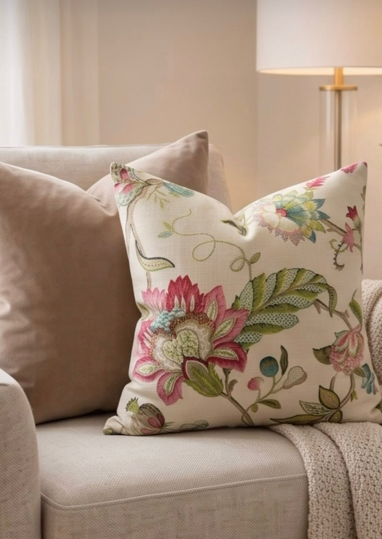 Aurora Throw Pillow 18”x18”