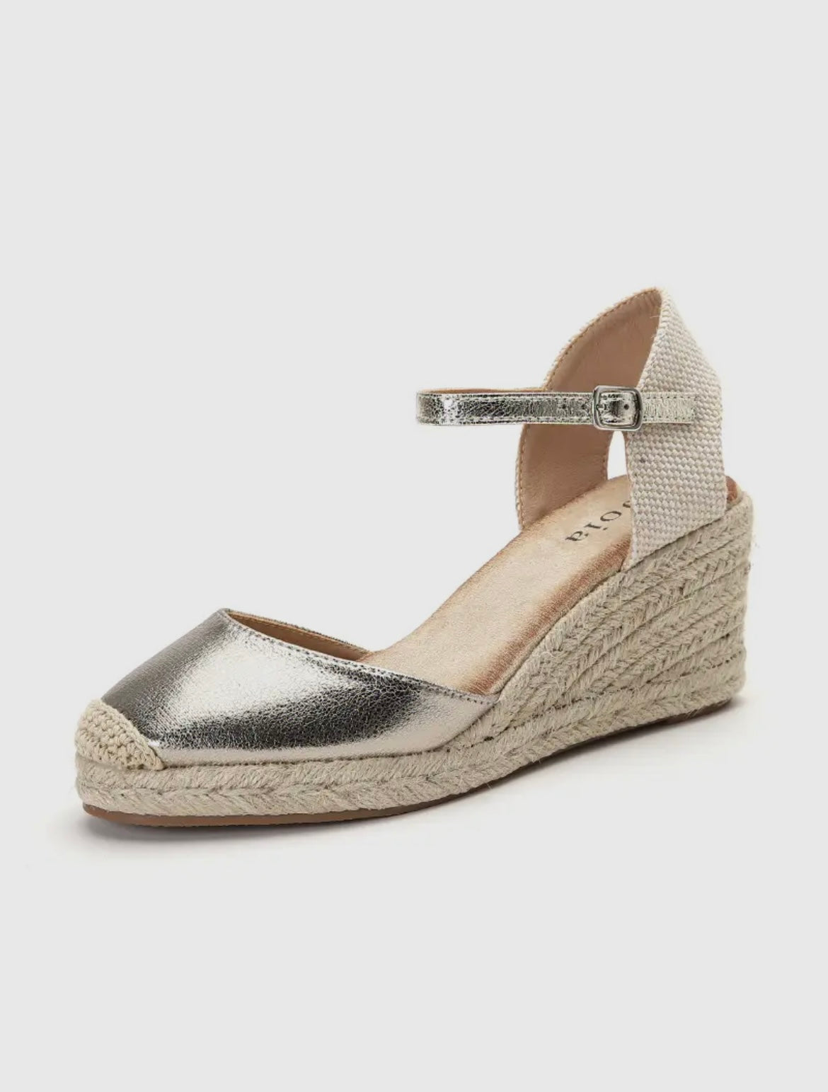 Joia Gold Espadrille Sandals