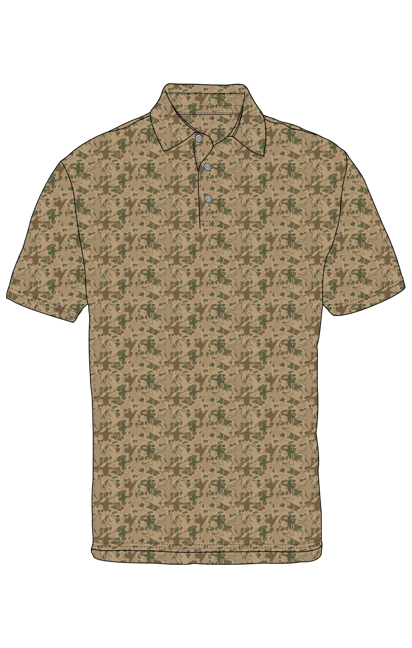 Prairie Oaks Waterfowl Prairie Polo in Duck Camo