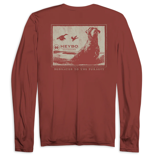 Heybo Weathered Stamp Long Sleeve Tshirt