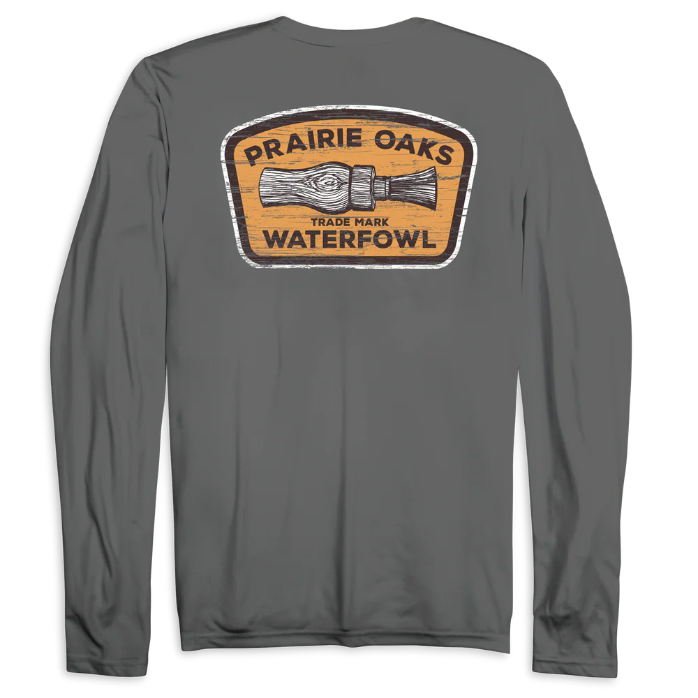 Prairie Oaks Duck Call Long Sleeve Tshirt