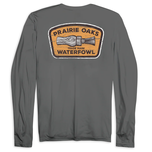 Prairie Oaks Duck Call Long Sleeve Tshirt