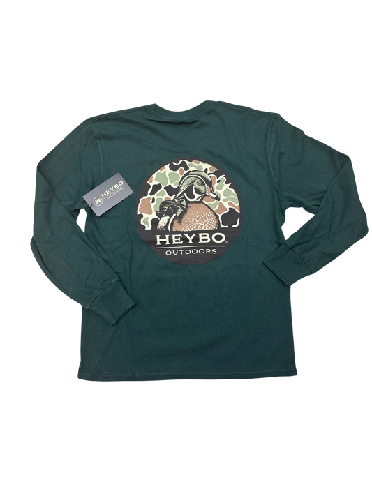 Heybo Traditions Woodie Long Sleeve Tshirt (Youth and Adult Sizes Available)
