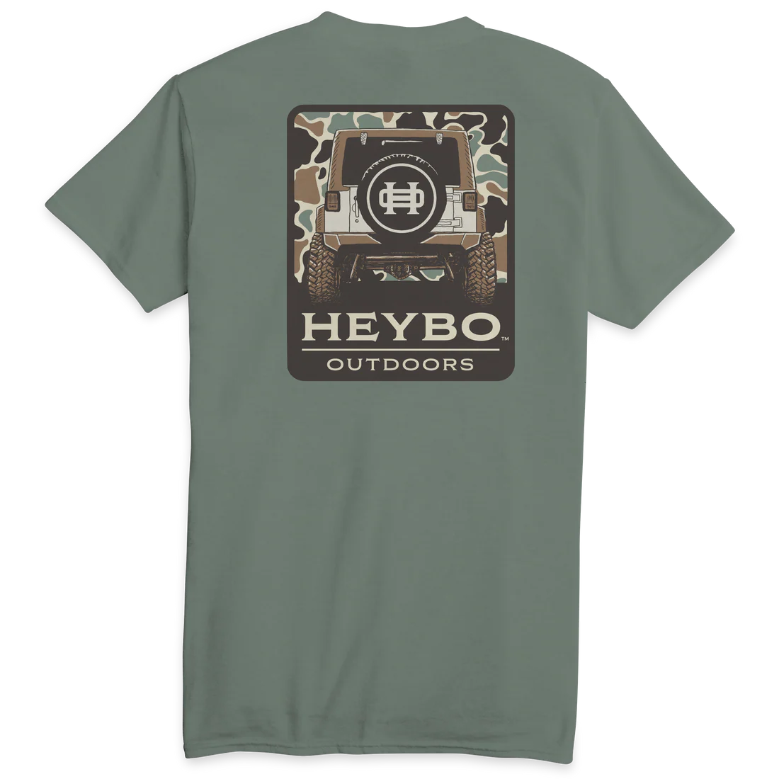 Heybo Camo Jeep Tshirt
