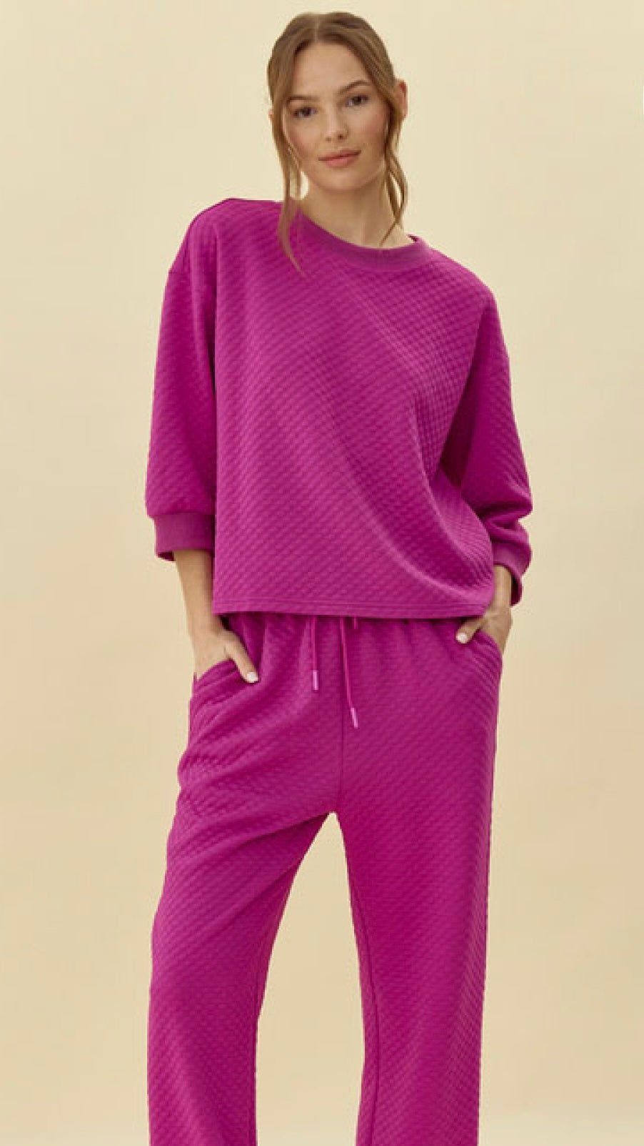 Skylar Magenta Loungewear Set