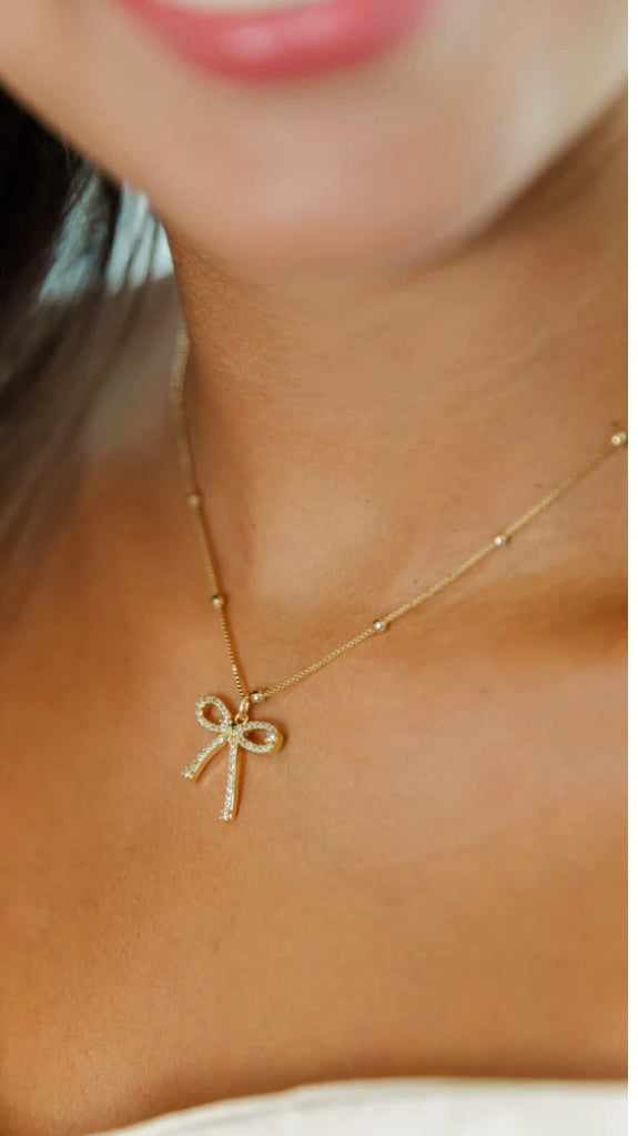 Sophia Bow Necklace