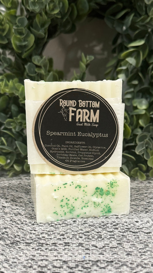 Spearmint Eucalyptus Goat Milk Soap